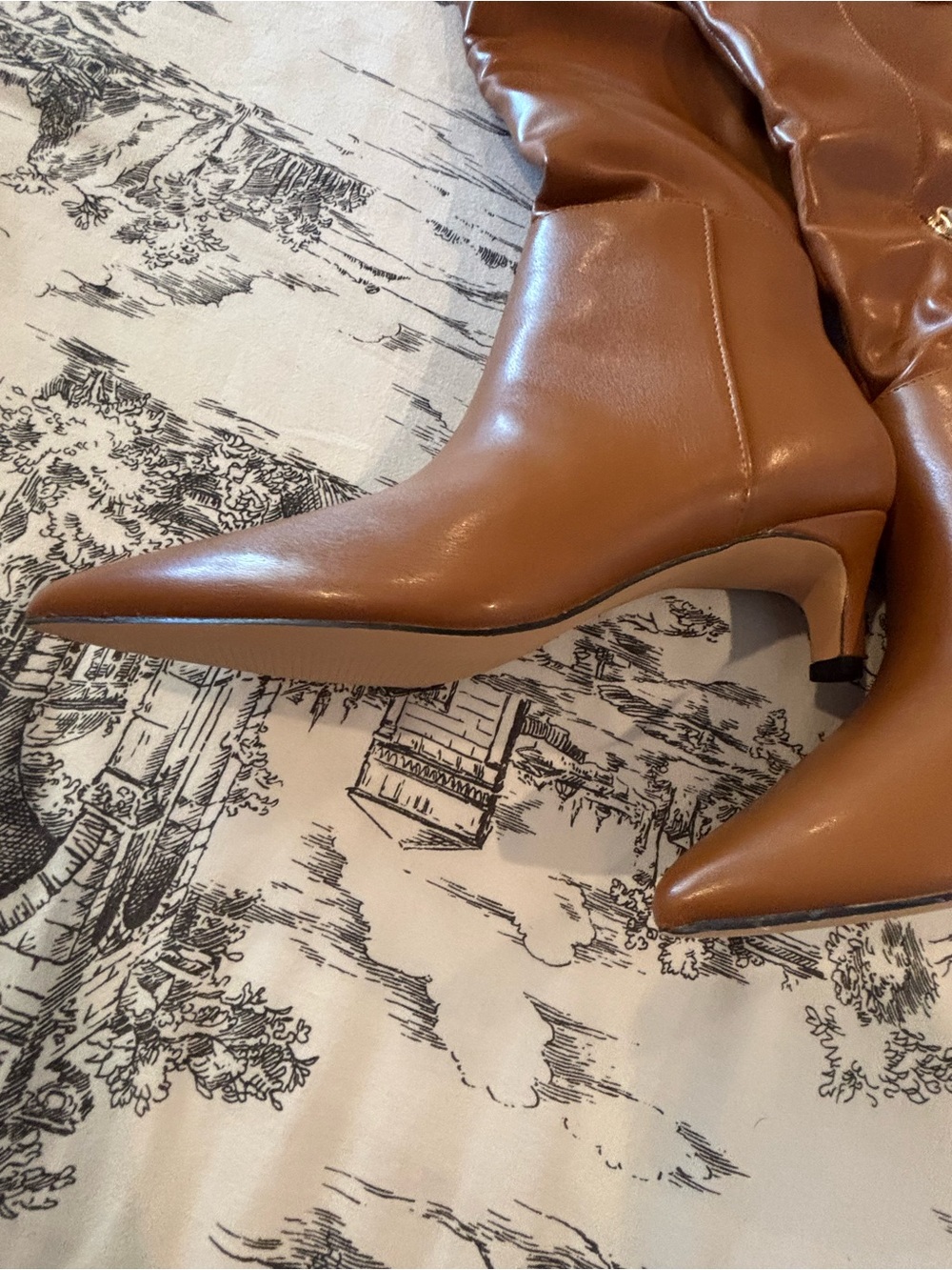 Women's Tall Over-the-Knee Boot - Tan - Picture 5 of 8